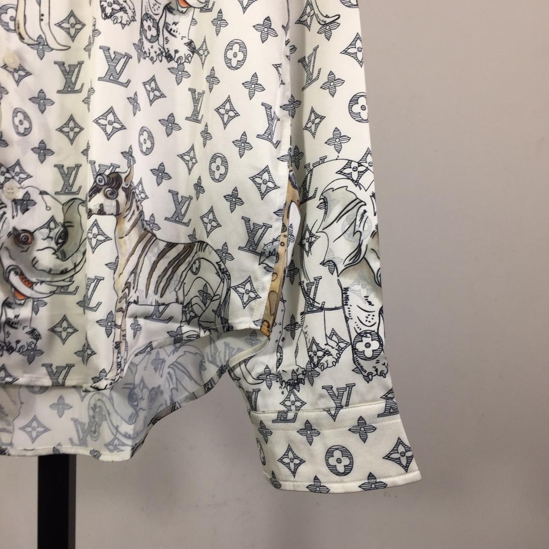 Louis Vuitton x Chapman Brothers Animals Silk Shirt - PerfectKickZ