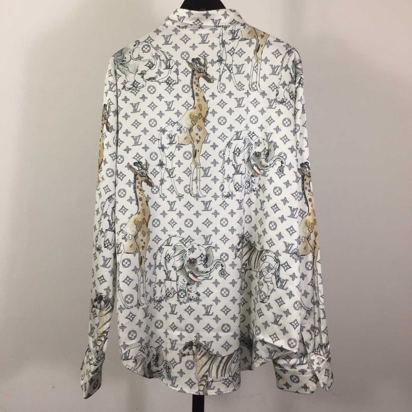Louis Vuitton x Chapman Brothers Animals Silk Shirt - PerfectKickZ