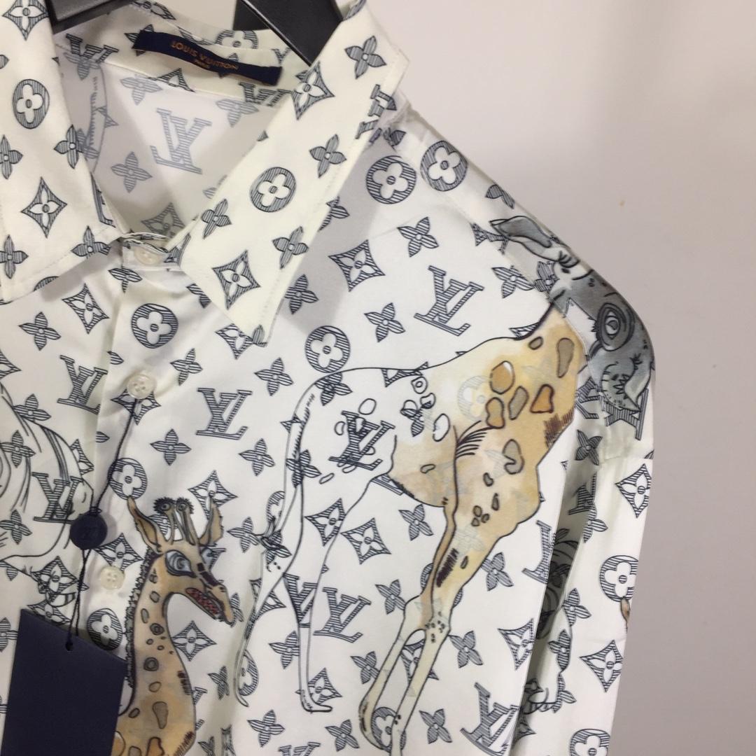 Louis Vuitton x Chapman Brothers Animals Silk Shirt - PerfectKickZ