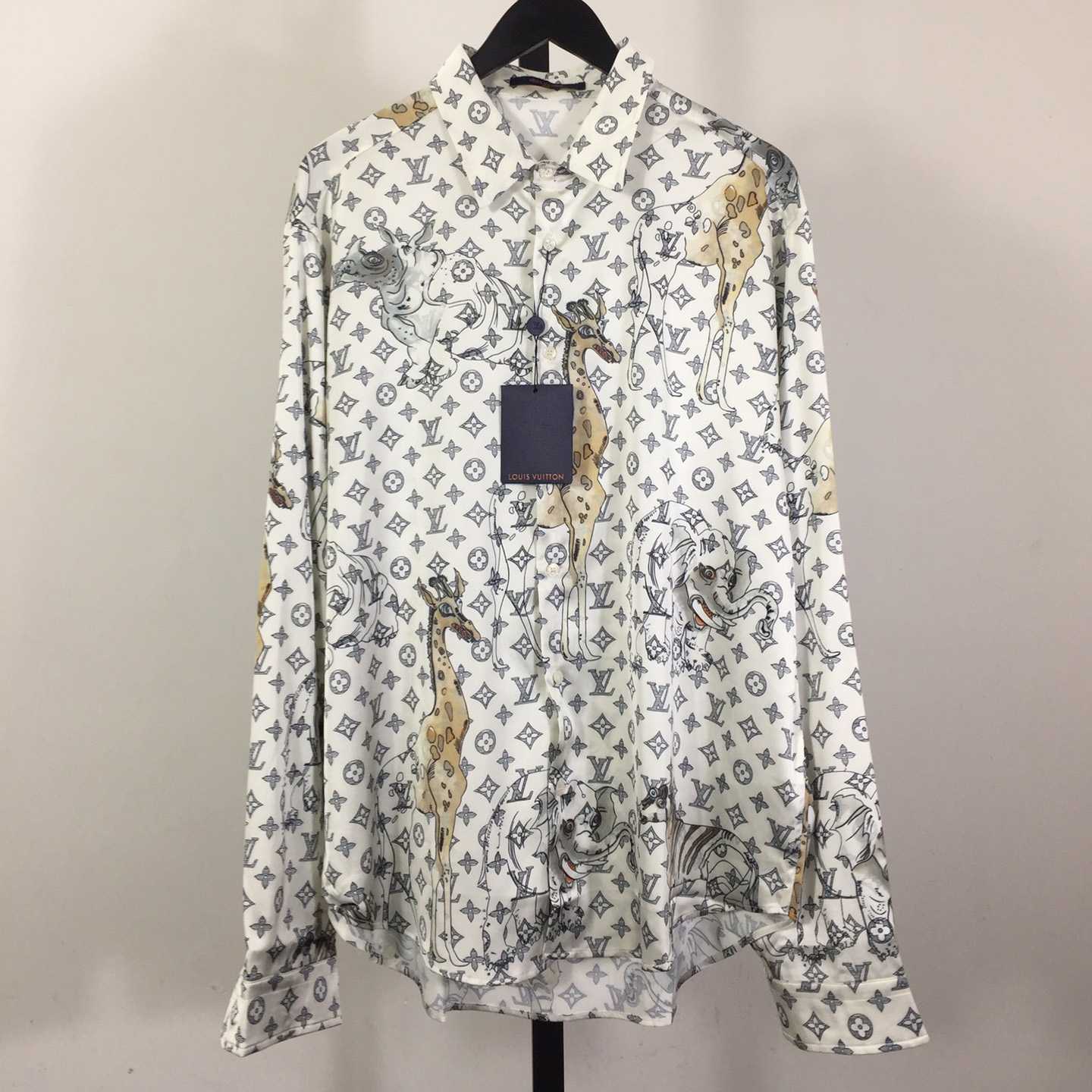 Louis Vuitton x Chapman Brothers Animals Silk Shirt - PerfectKickZ