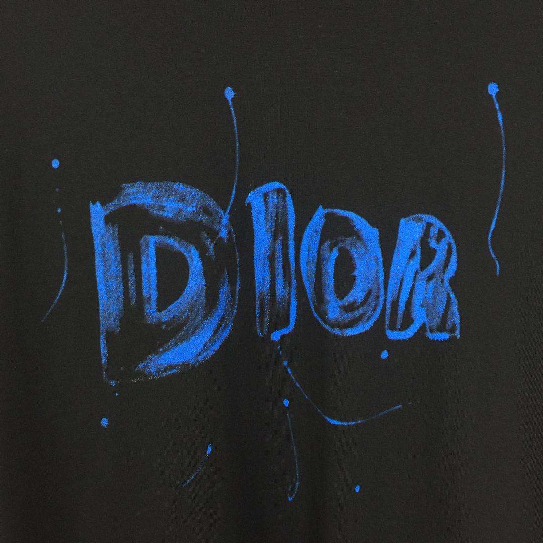 Dior Logo Cotton T-Shirt  - PerfectKickZ