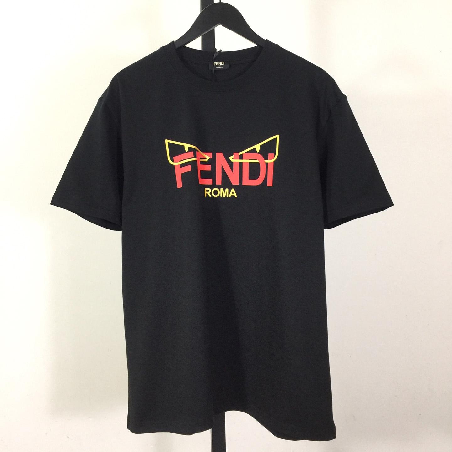 Fendi Lunar New Year Black Cotton T-shirt - PerfectKickZ