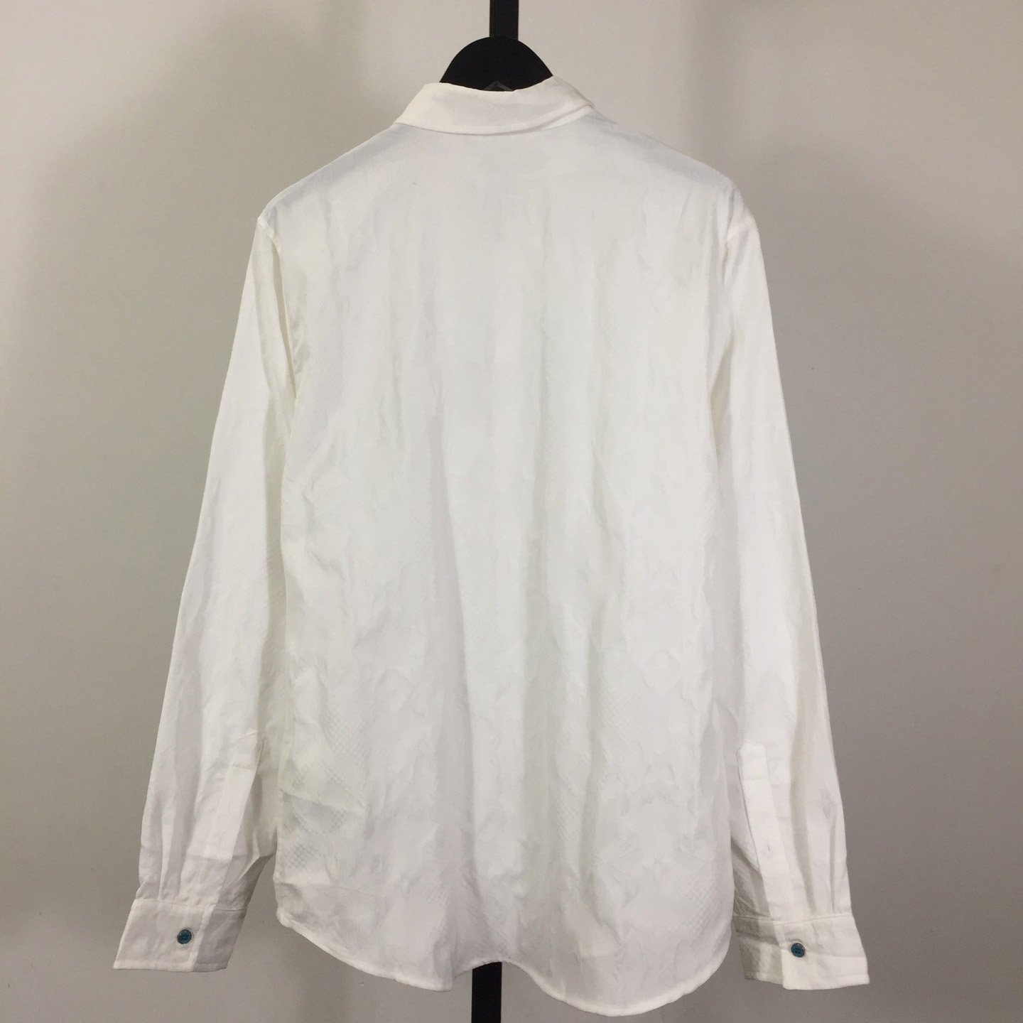 Louis Vuitton Long-Sleeved Jacquard Silk Shirt   1AFWRZ - PerfectKickZ