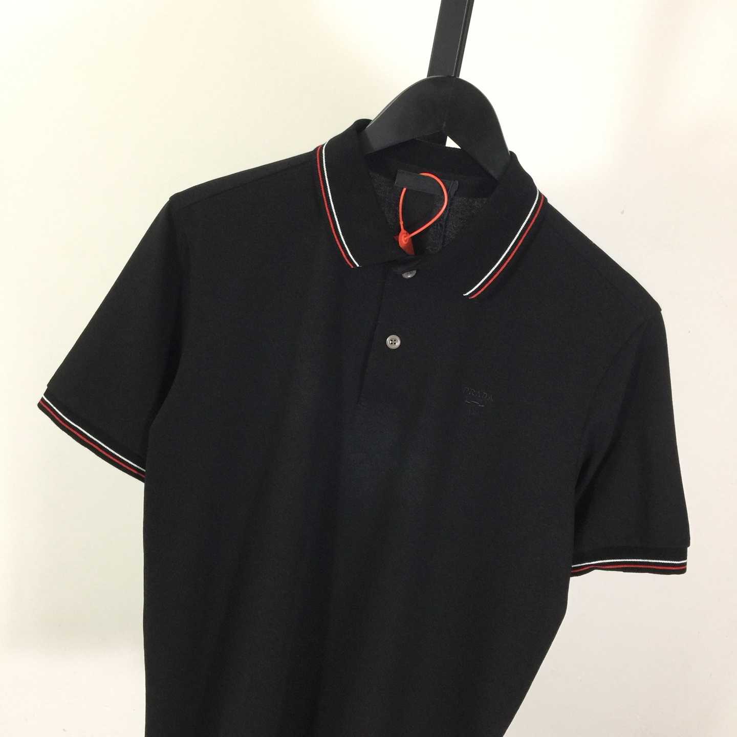 Prada Short-sleeved Piqué Polo Shirt - PerfectKickZ