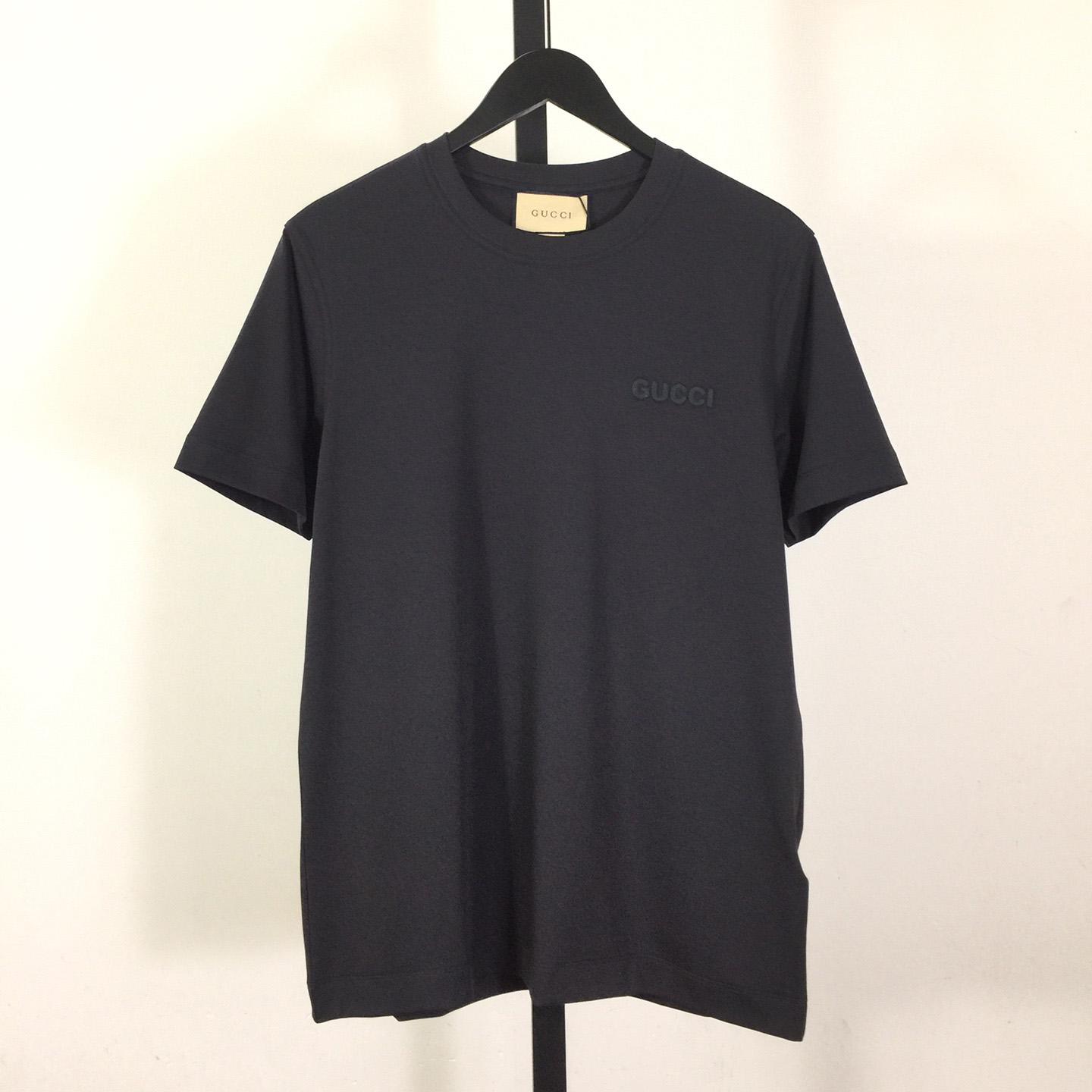 Gucci Cotton Jersey T-shirt With Embroidery - PerfectKickZ