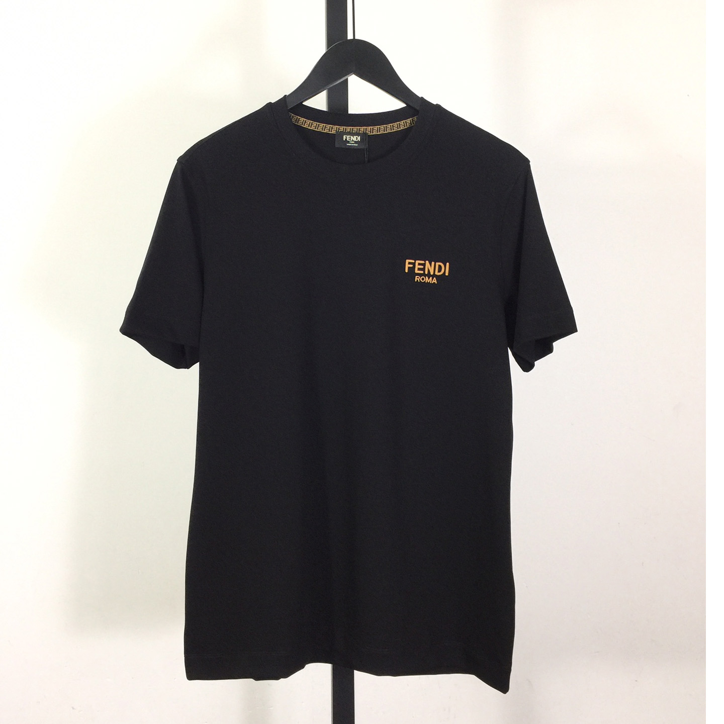 Fendi Cotton Jersey T-shirt With Embroidery - PerfectKickZ