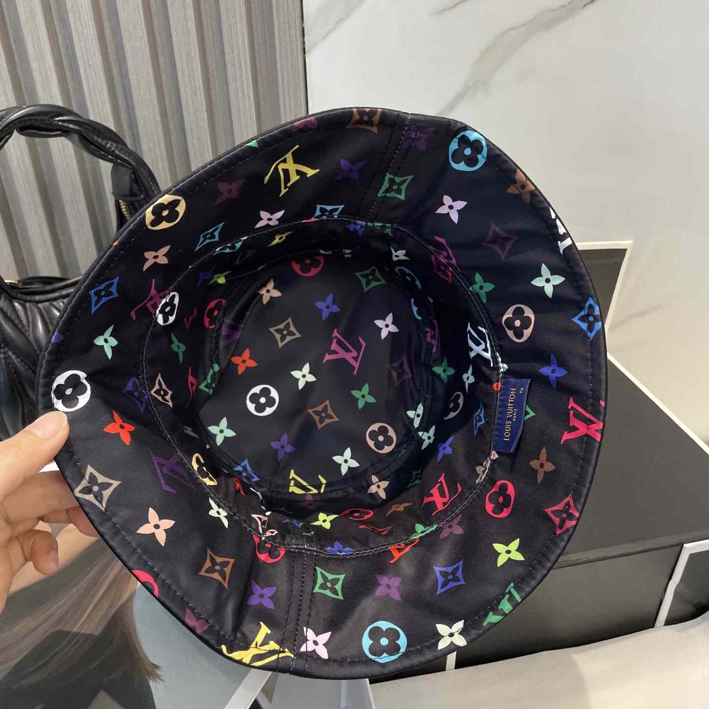 Louis Vuitton LV x TM Reversible Superflat Bucket Hat   M7985 - PerfectKickZ