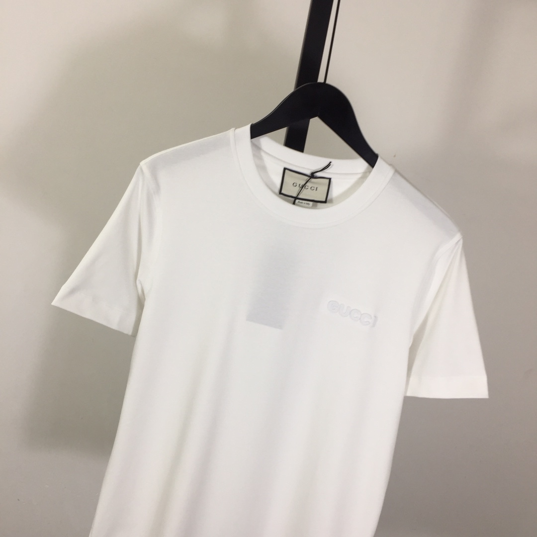 Gucci Cotton Jersey T-shirt With Embroidery - PerfectKickZ
