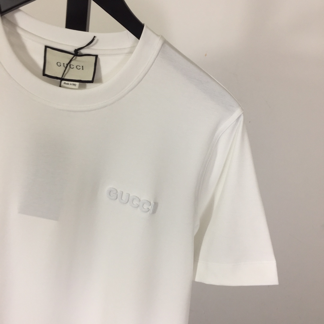 Gucci Cotton Jersey T-shirt With Embroidery - PerfectKickZ