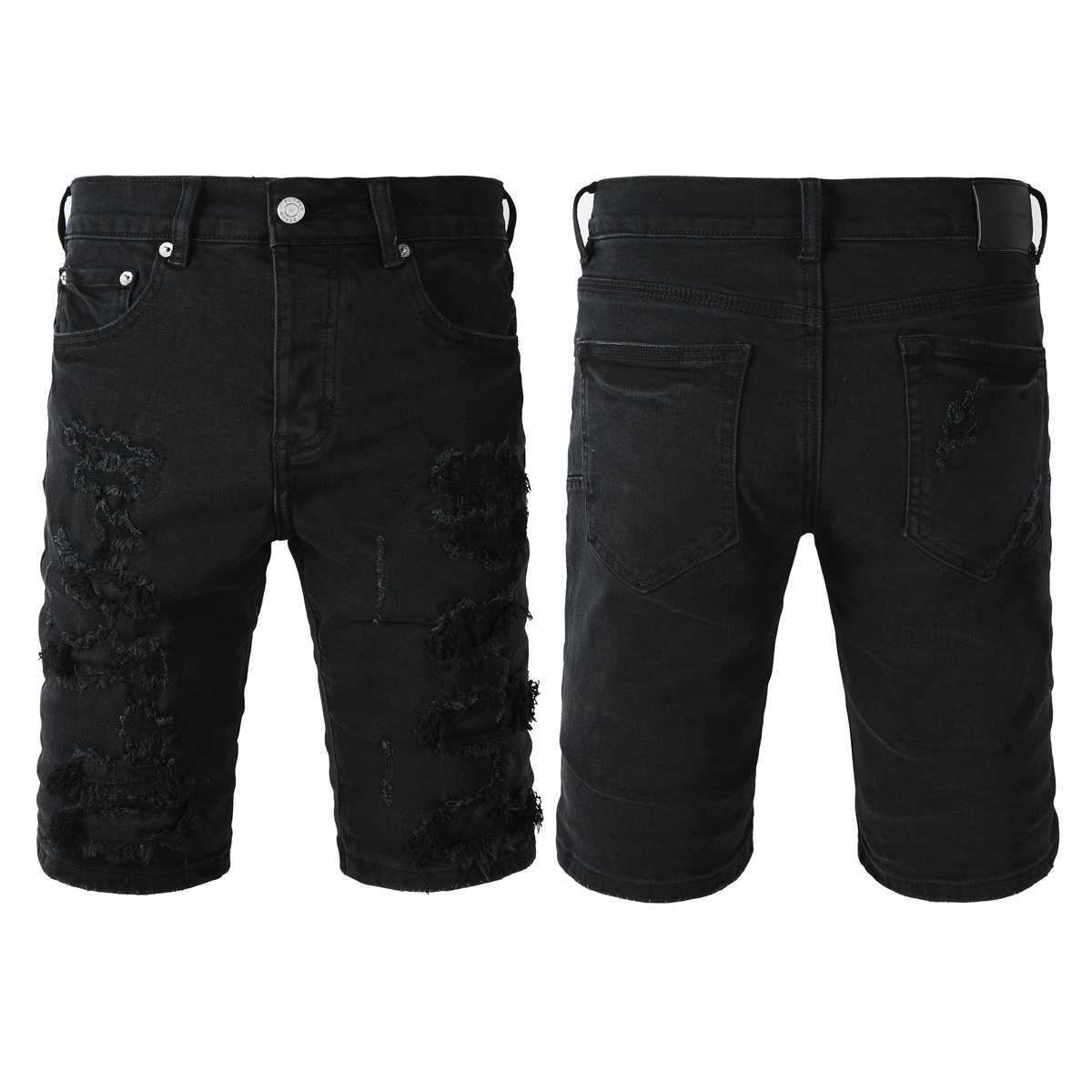 Purple-Brand Denim Shorts    5108 - PerfectKickZ