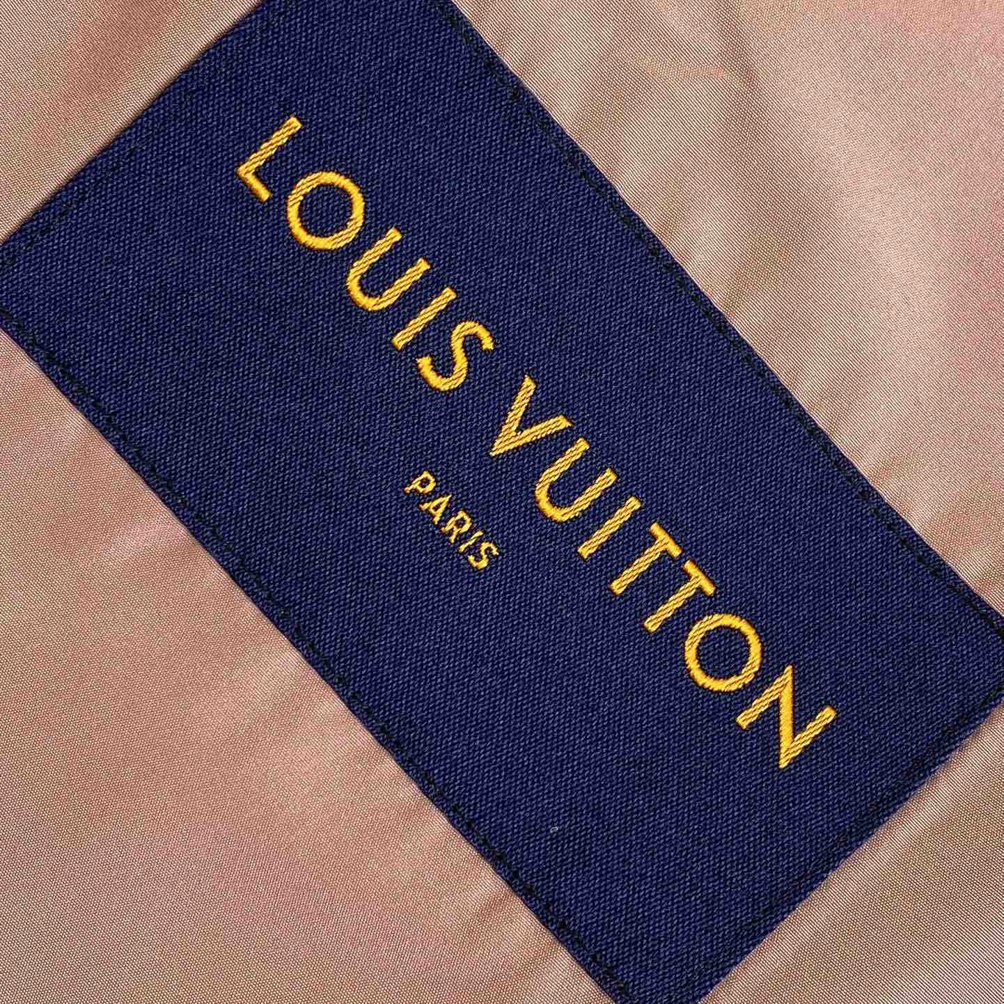 Louis Vuitton Monogram Debossed Leather Tracksuit Jacket   1AHBU4 - PerfectKickZ