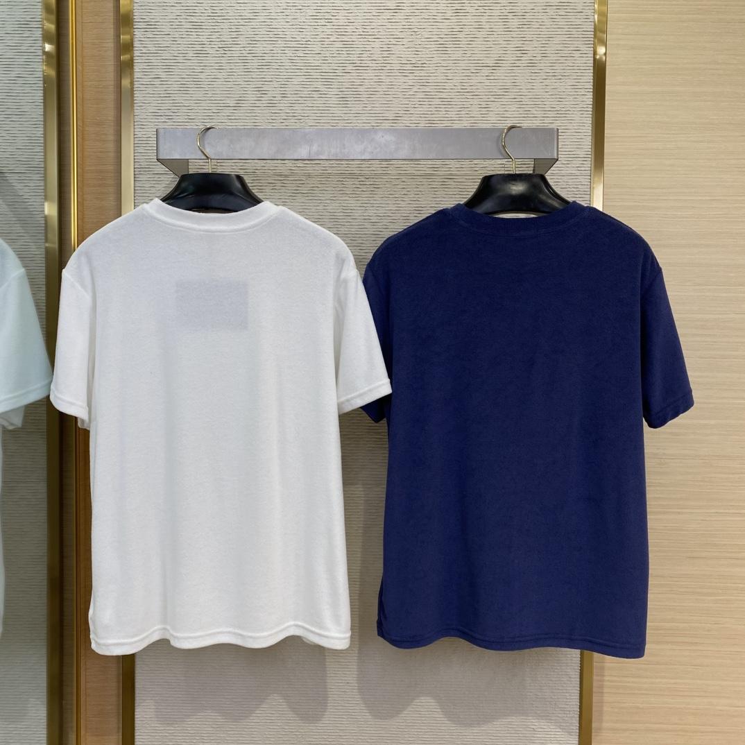 Prada Triangle-logo Terry T-shirt - PerfectKickZ
