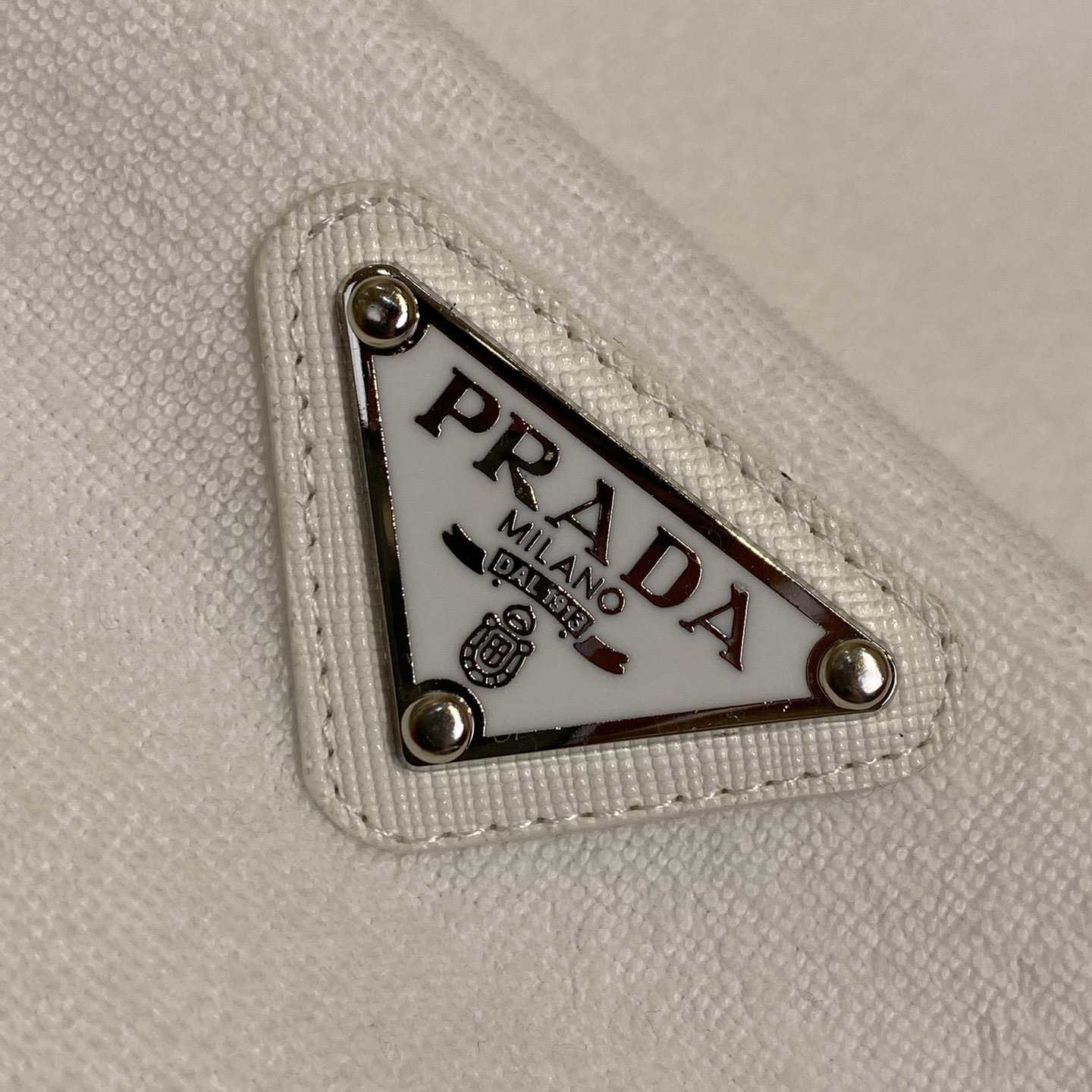 Prada Triangle-logo Terry T-shirt - PerfectKickZ