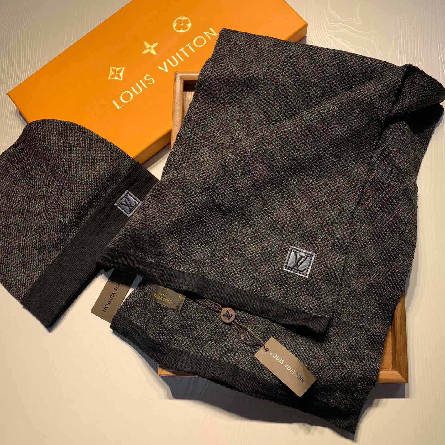 Louis Vuitton Beanie And Scarf  - PerfectKickZ