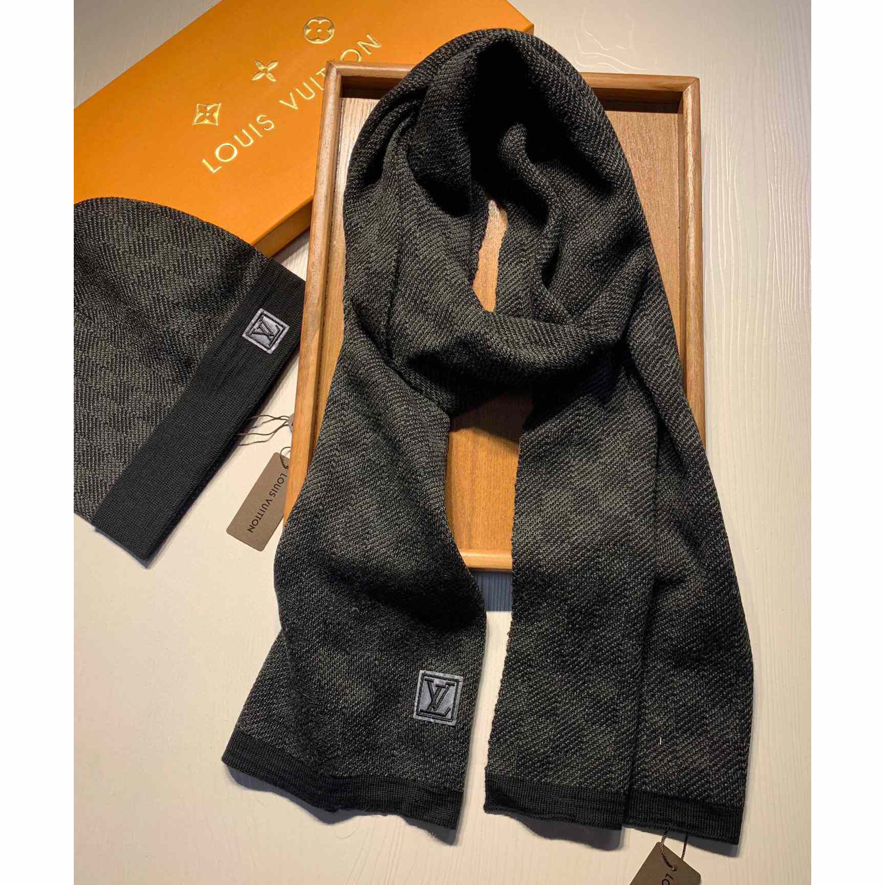 Louis Vuitton Beanie And Scarf  - PerfectKickZ