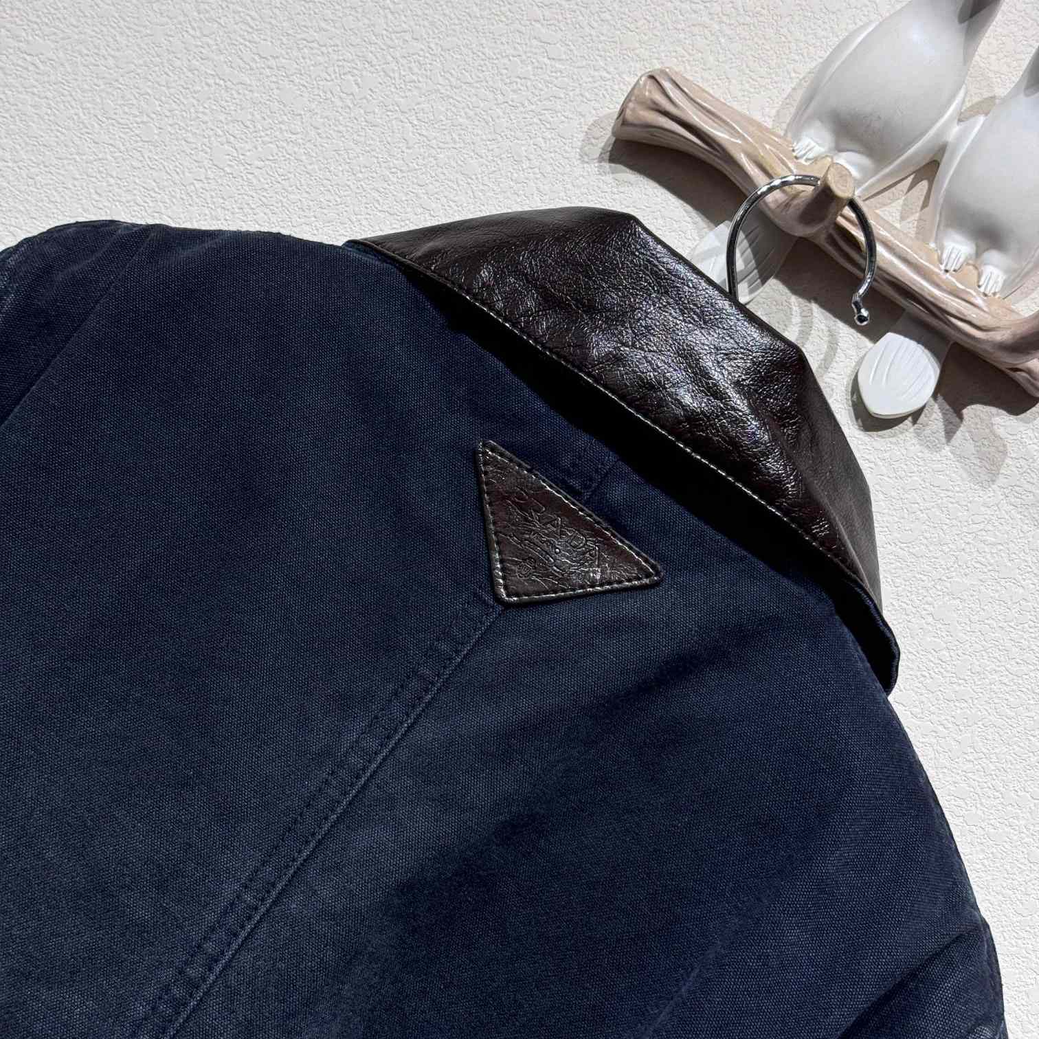 Prada Distressed Canvas Jacket - 