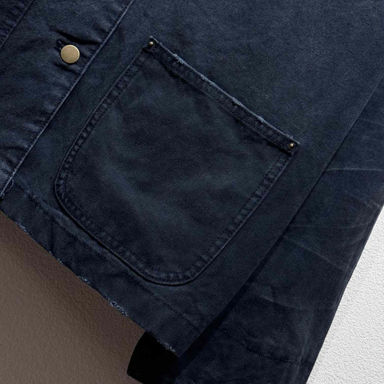 Prada Distressed Canvas Jacket - 