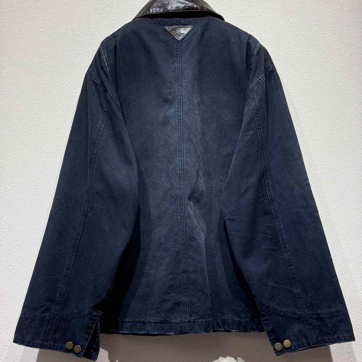 Prada Distressed Canvas Jacket - 