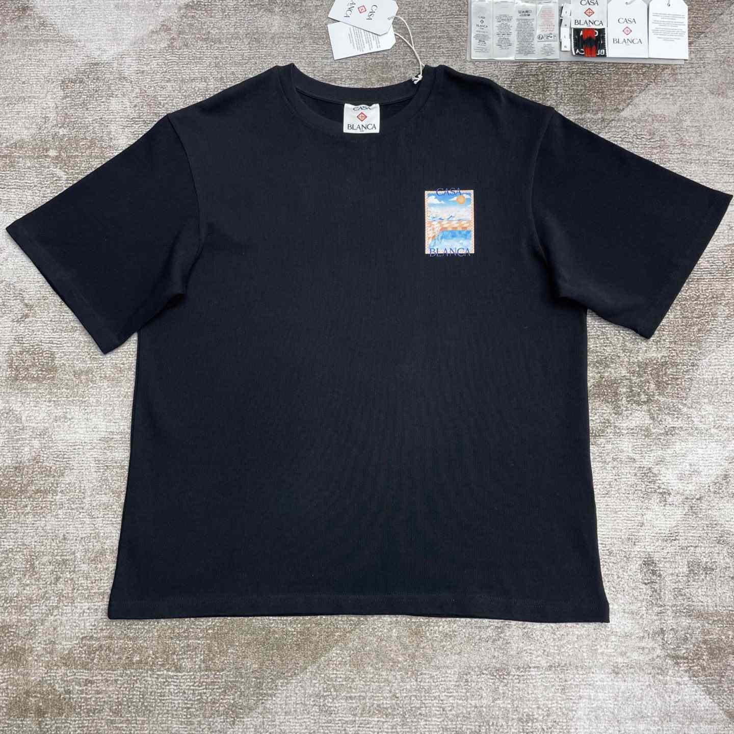 Casablanca Surreal Pool T-shirt   C969 - PerfectKickZ