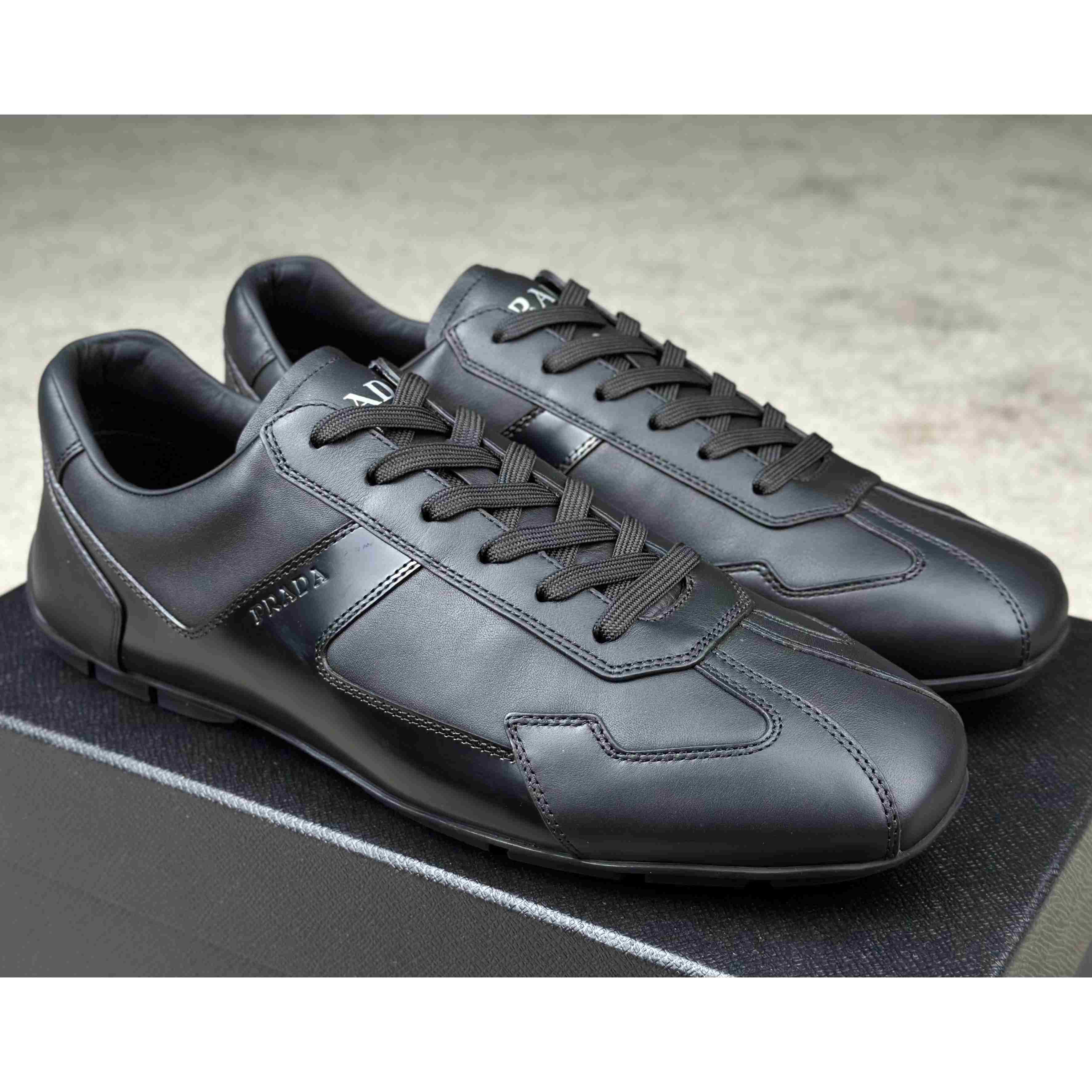Prada Leather Male Sneaker - PerfectKickZ