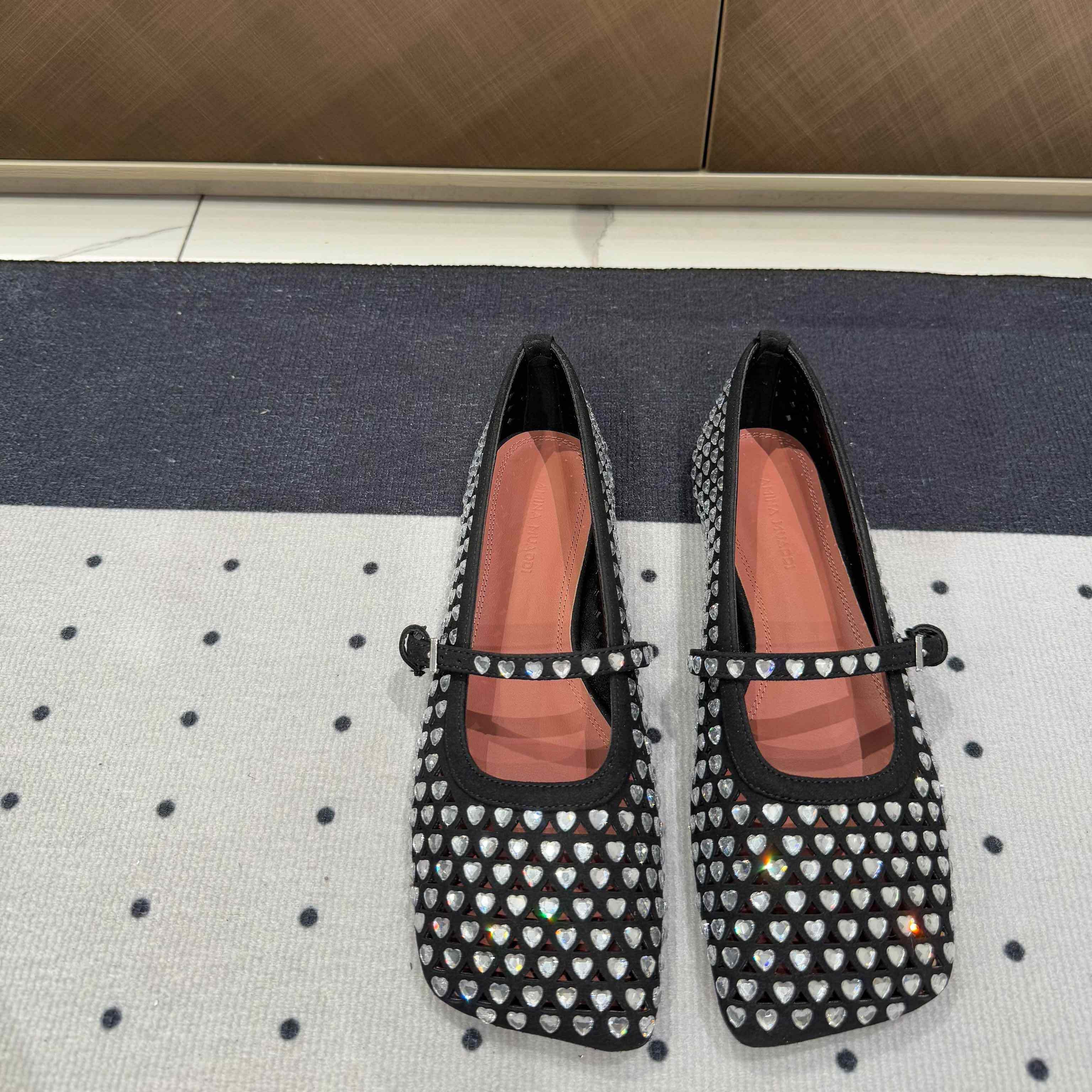 Amina Muaddi Ane Ballerina Shoes - PerfectKickZ
