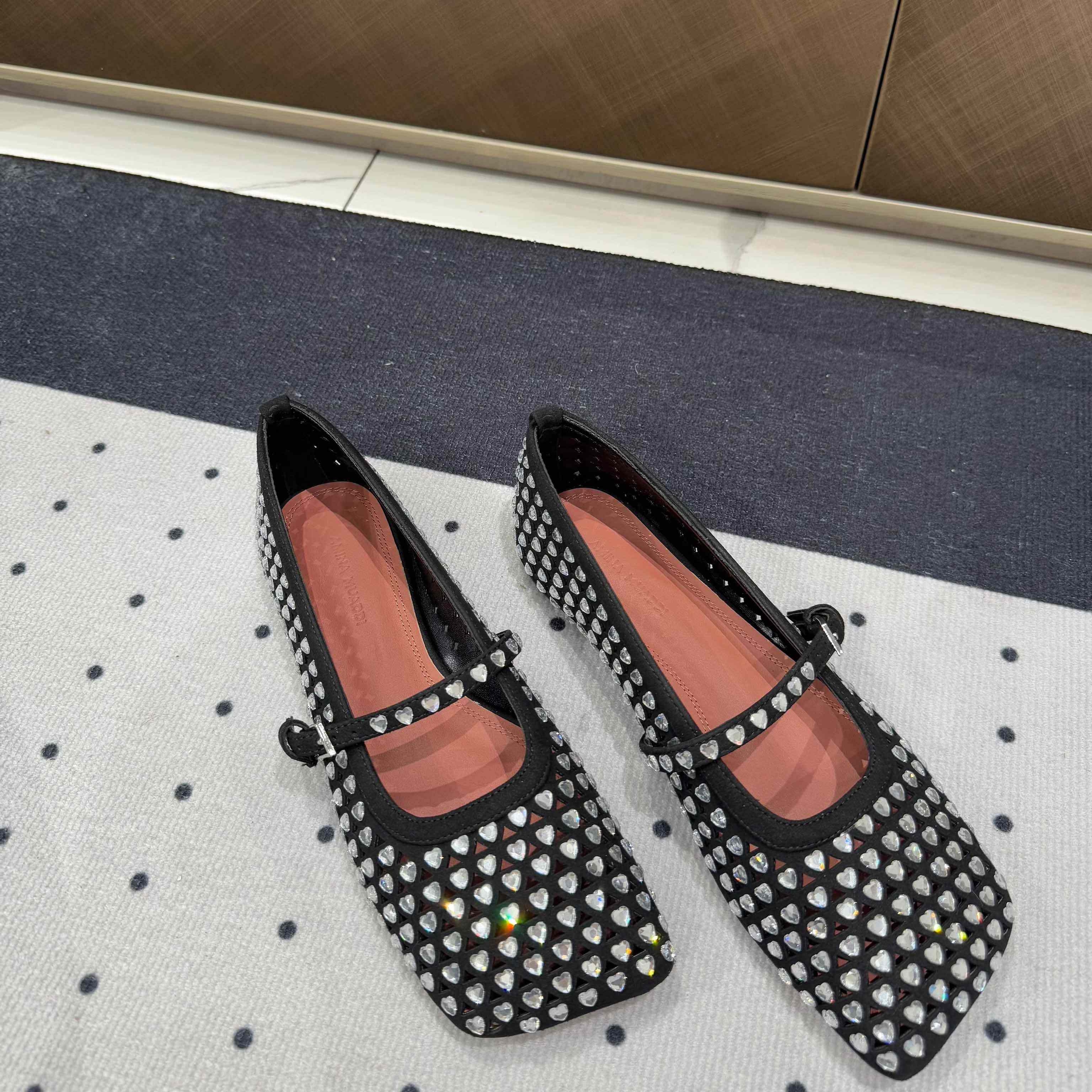 Amina Muaddi Ane Ballerina Shoes - PerfectKickZ