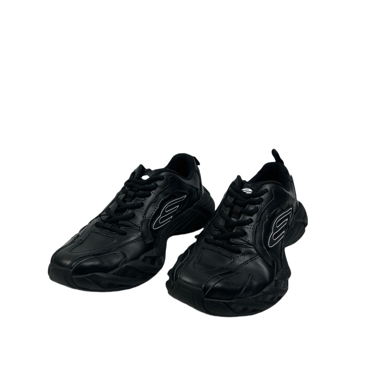 Balenciaga Monday Shoe In Black Cowskin And Polyester - PerfectKickZ