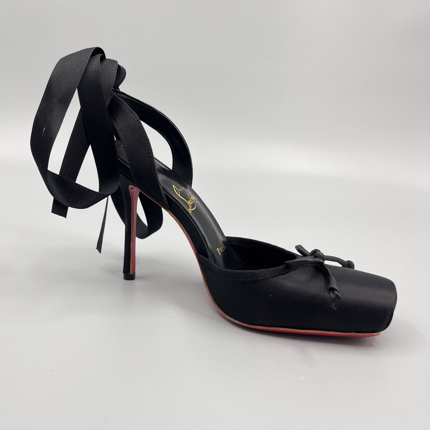 Christian Louboutin Cassia Lace-Up Slingback Pumps - PerfectKickZ