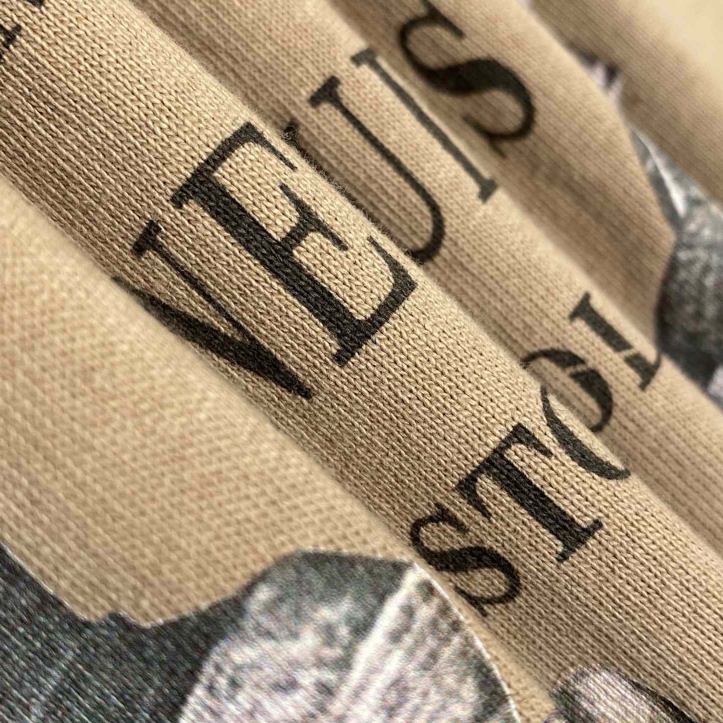 Acne Studios Beige Layered Print T-shirt - PerfectKickZ