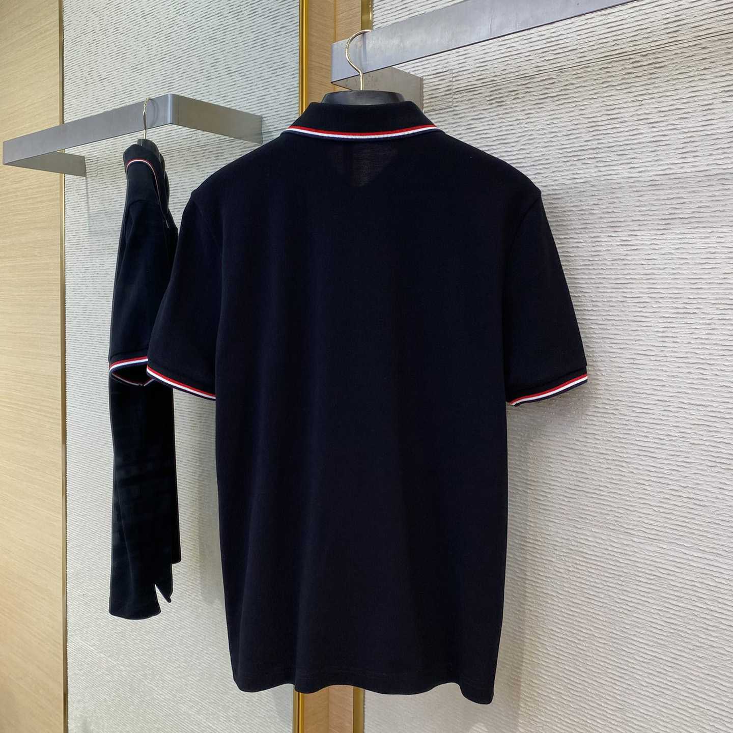 Moncler Logo Cotton Polo Shirt - PerfectKickZ
