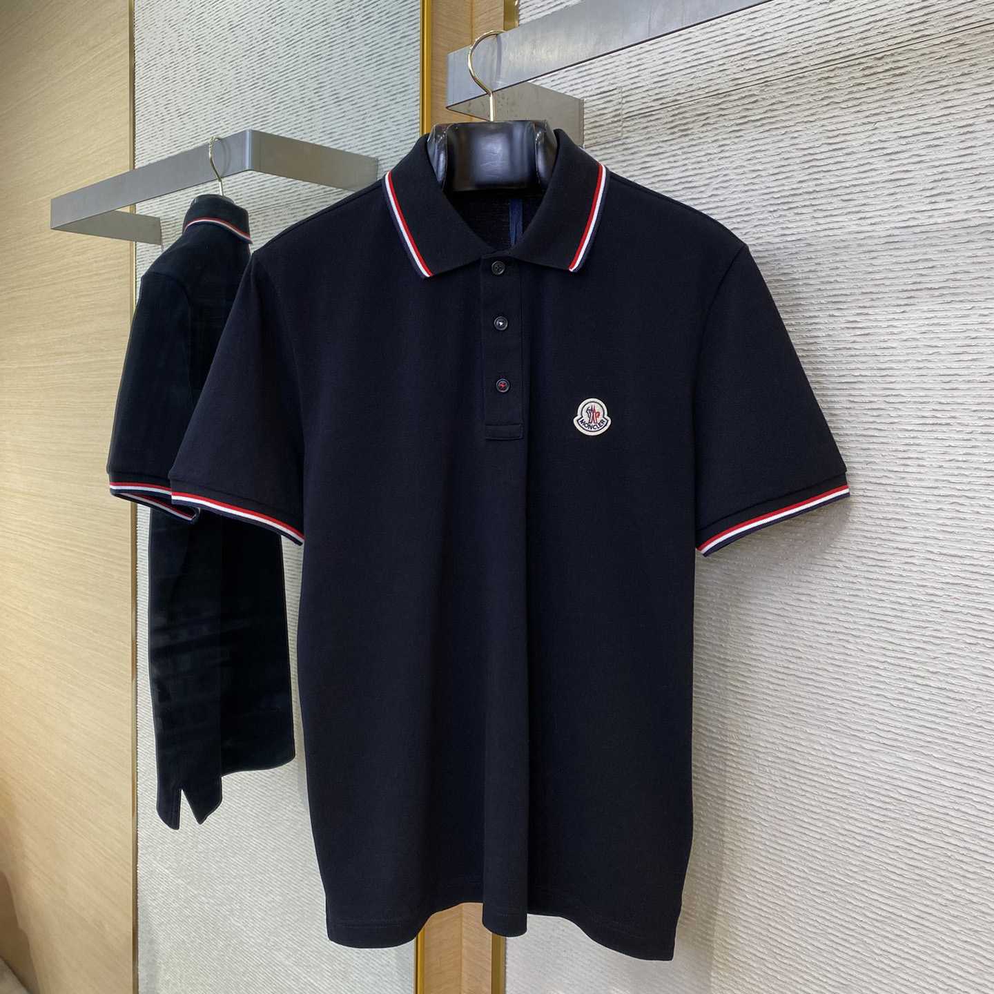 Moncler Logo Cotton Polo Shirt - PerfectKickZ