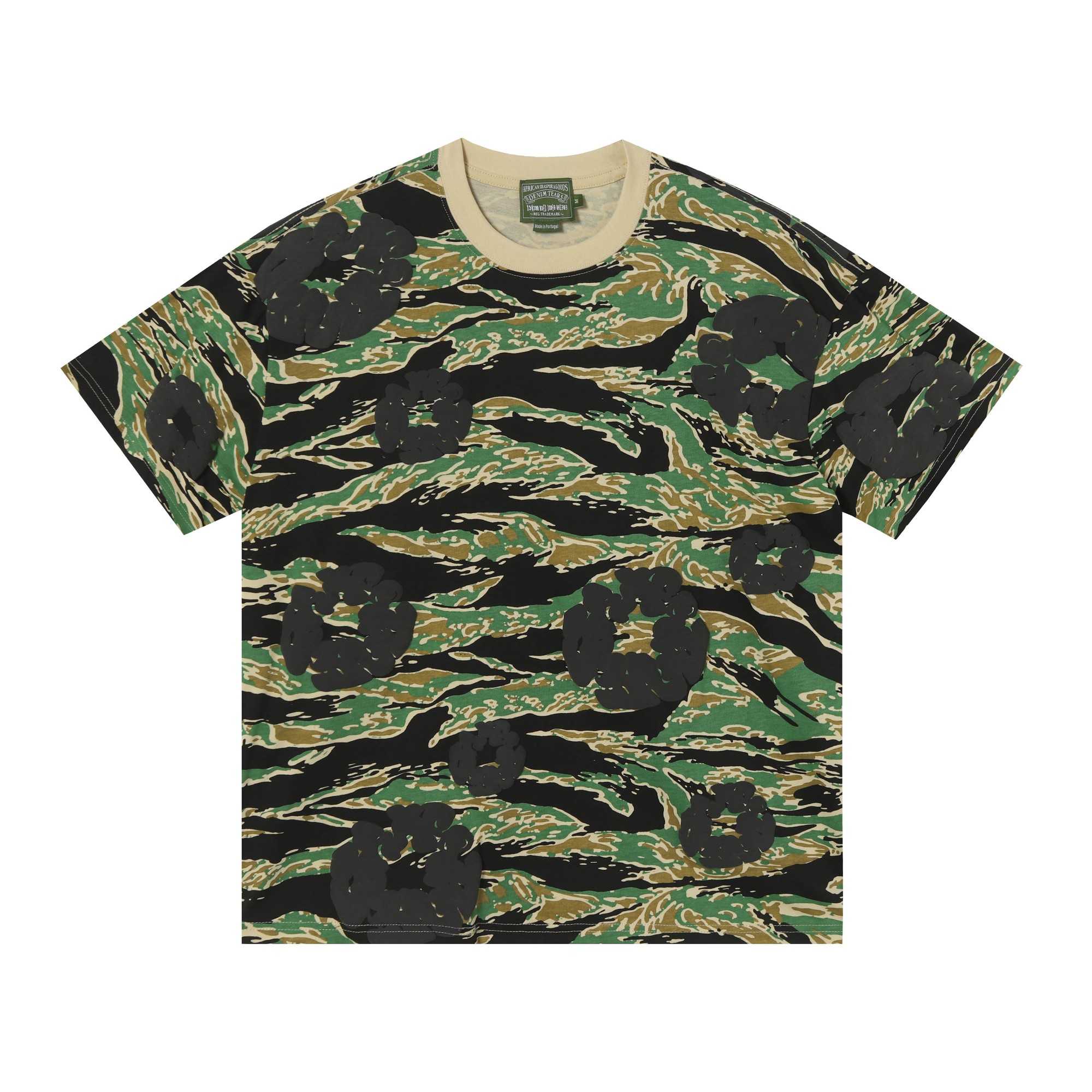 Denim Tears Camo Cotton T-shirt  - PerfectKickZ