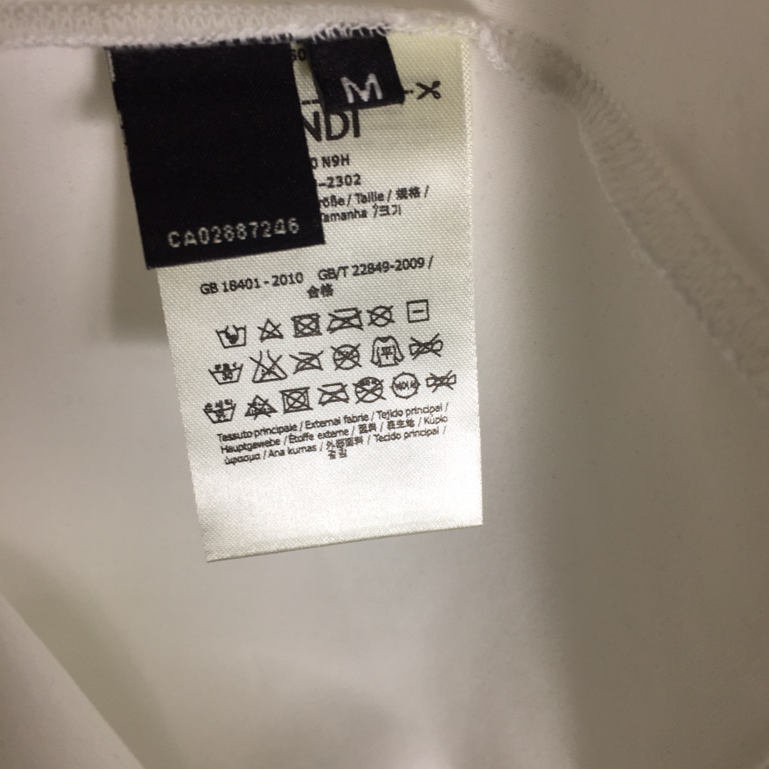 Fendi Cotton Jersey T-shirt With Embroidery - PerfectKickZ