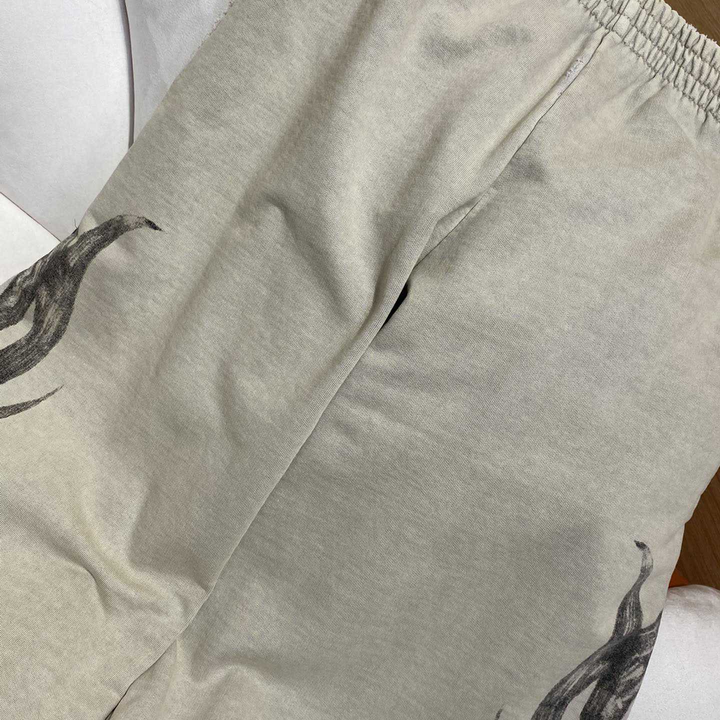 Balenciaga Y2K Baggy Sweatpants In Light Beige - PerfectKickZ
