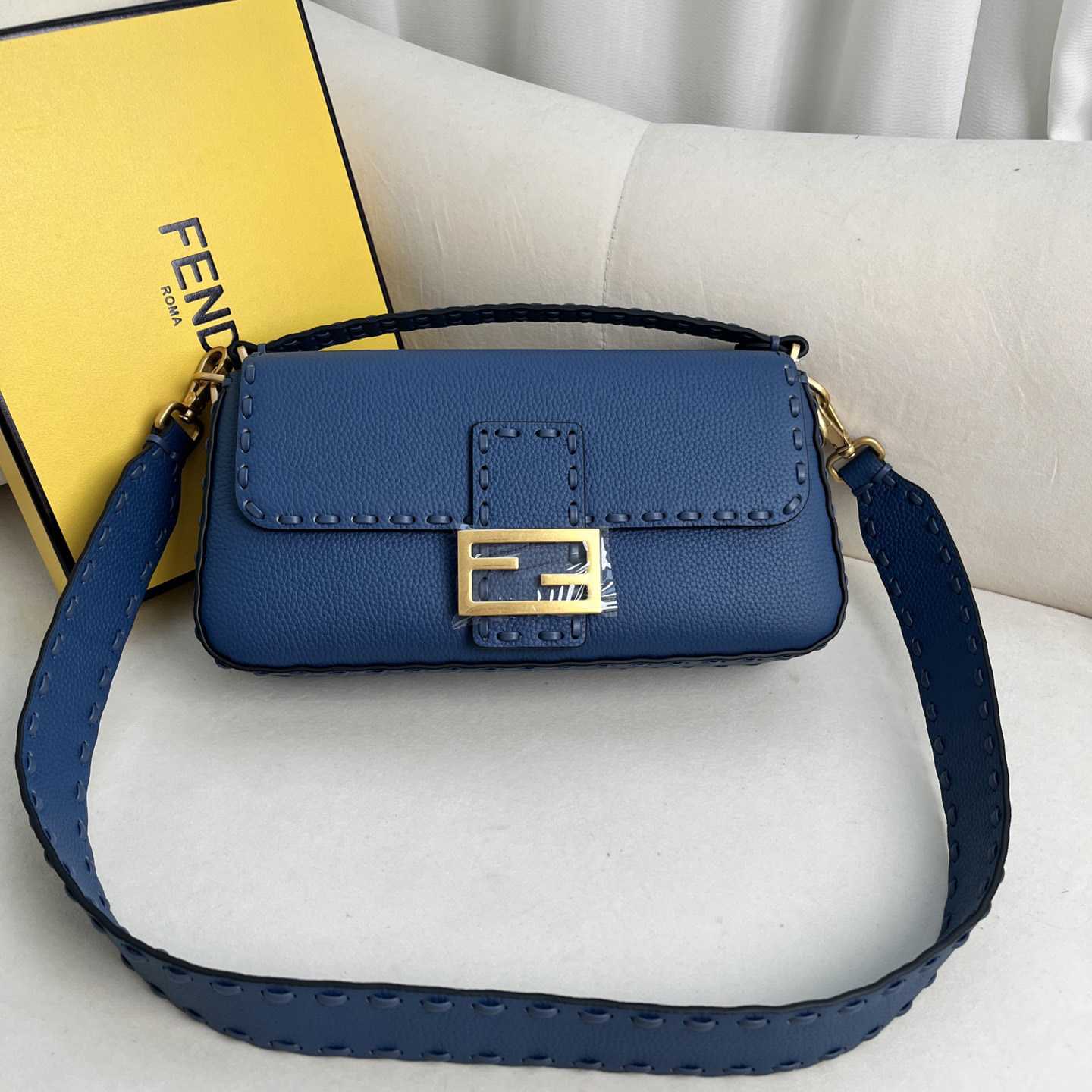 Fendi Baguette Selleria Blue - PerfectKickZ