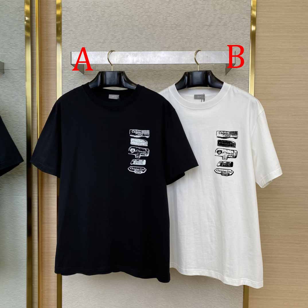 Dior Archives Labels T-Shirt, Relaxed Fit  - PerfectKickZ