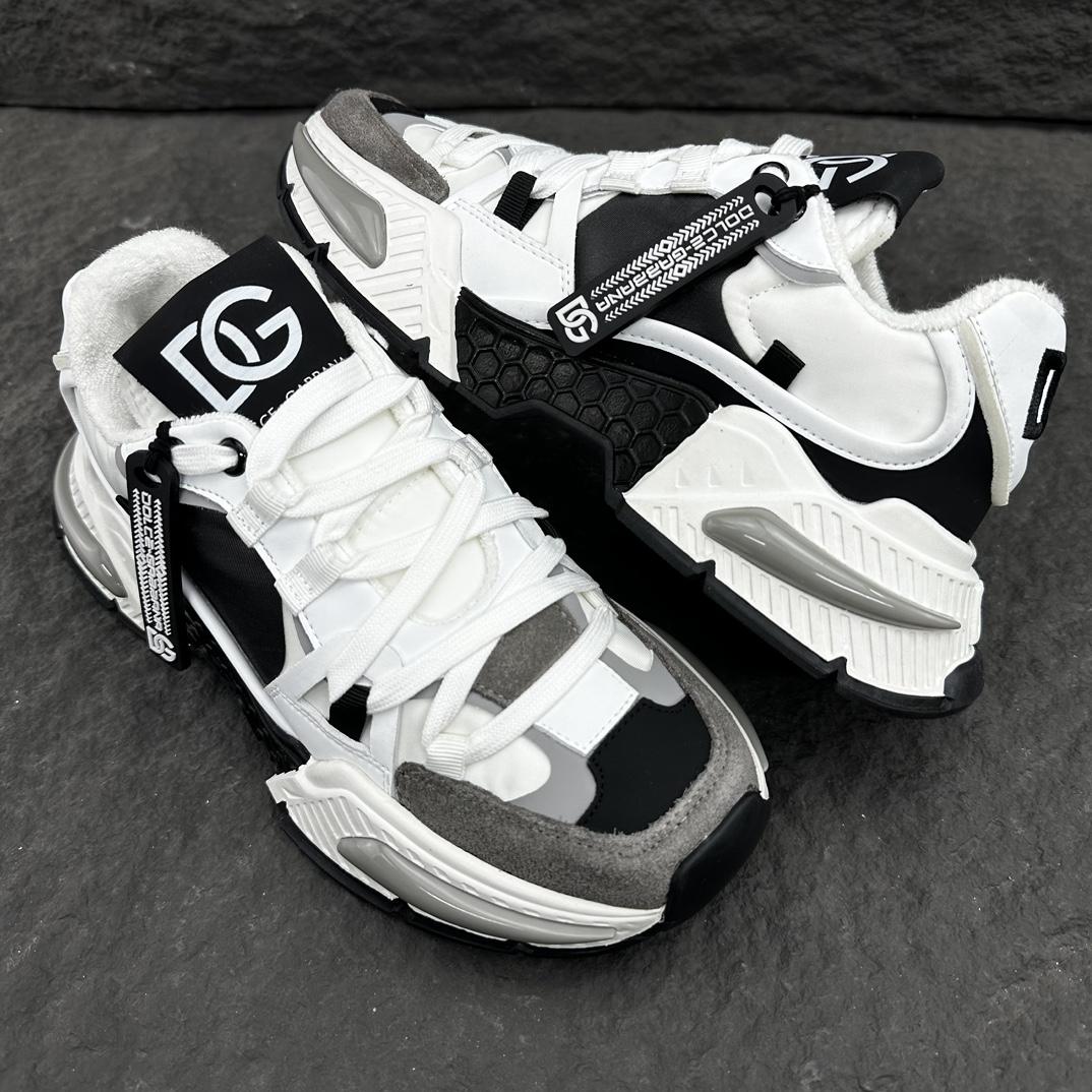 Dolce & Gabbana Mixed-material Airmaster Sneakers - PerfectKickZ