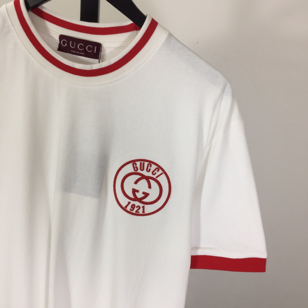 Gucci Cotton Jersey T-shirt With Embroidery - PerfectKickZ