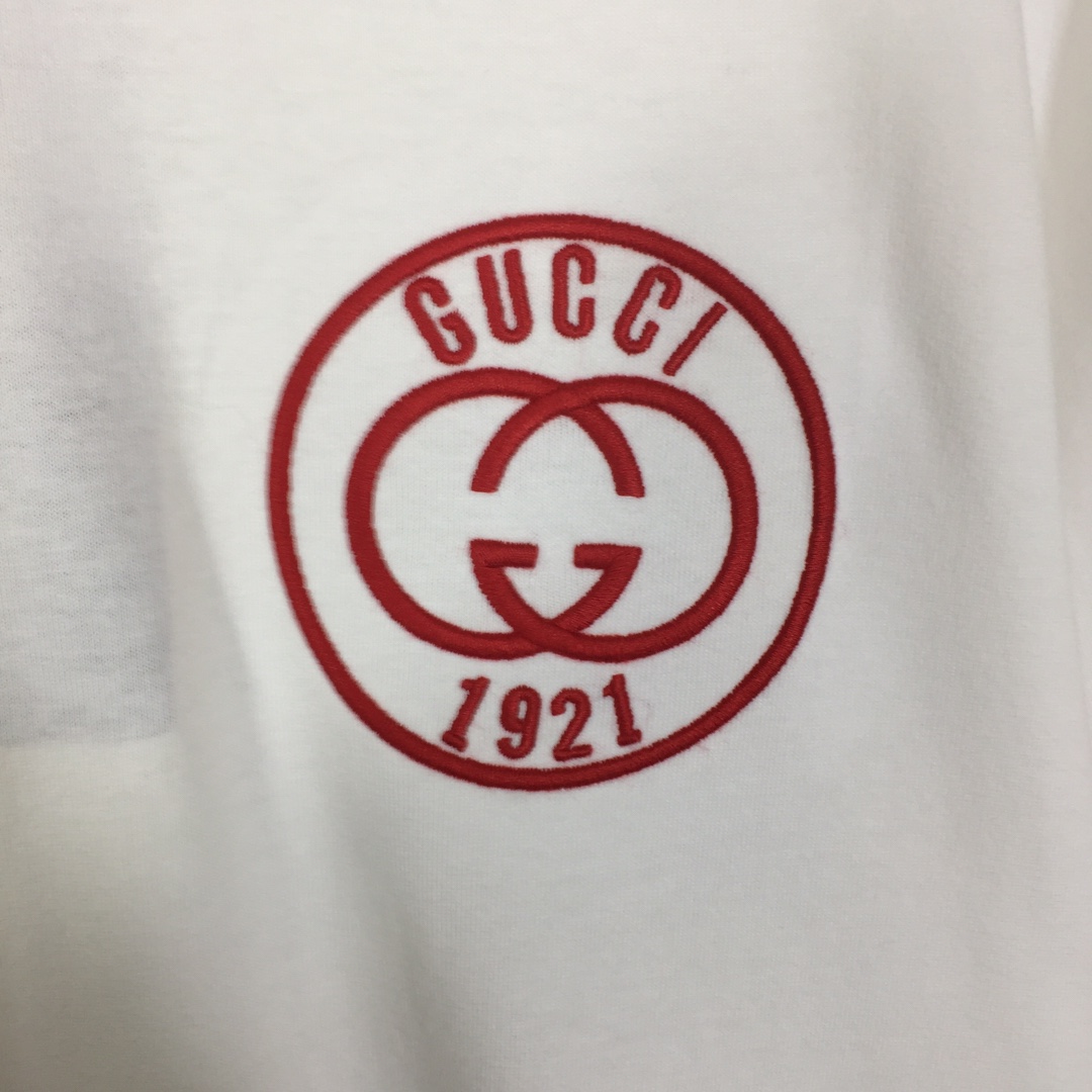 Gucci Cotton Jersey T-shirt With Embroidery - PerfectKickZ