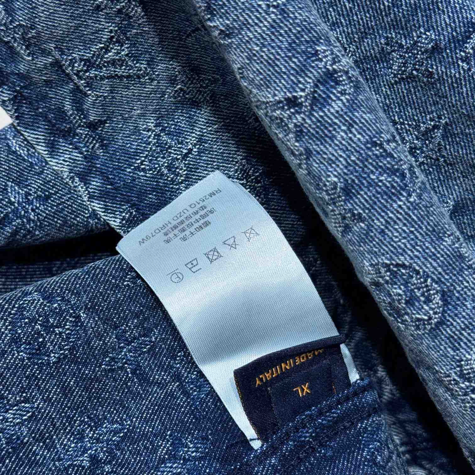 Louis Vuitton Monogram Denim Shirts - PerfectKickZ
