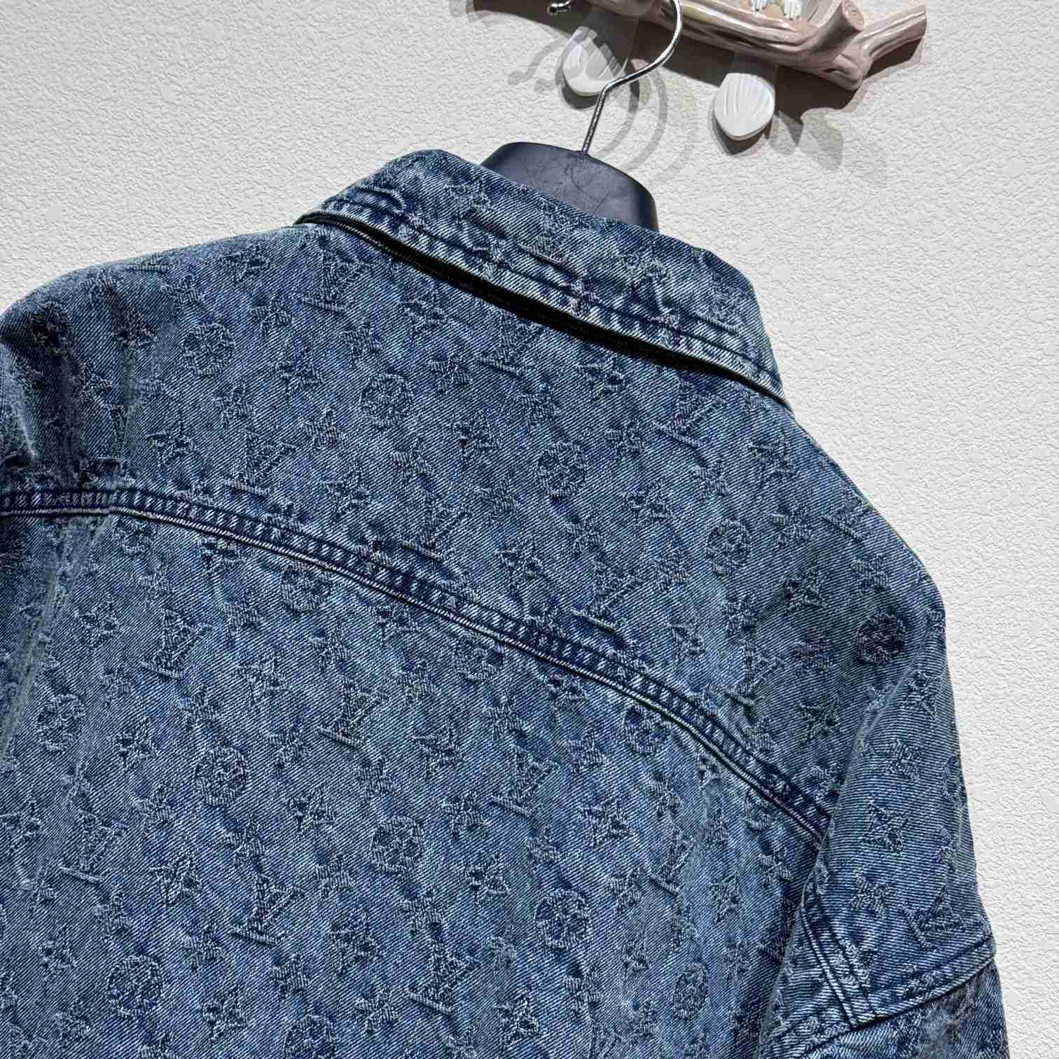 Louis Vuitton Monogram Denim Shirts - PerfectKickZ