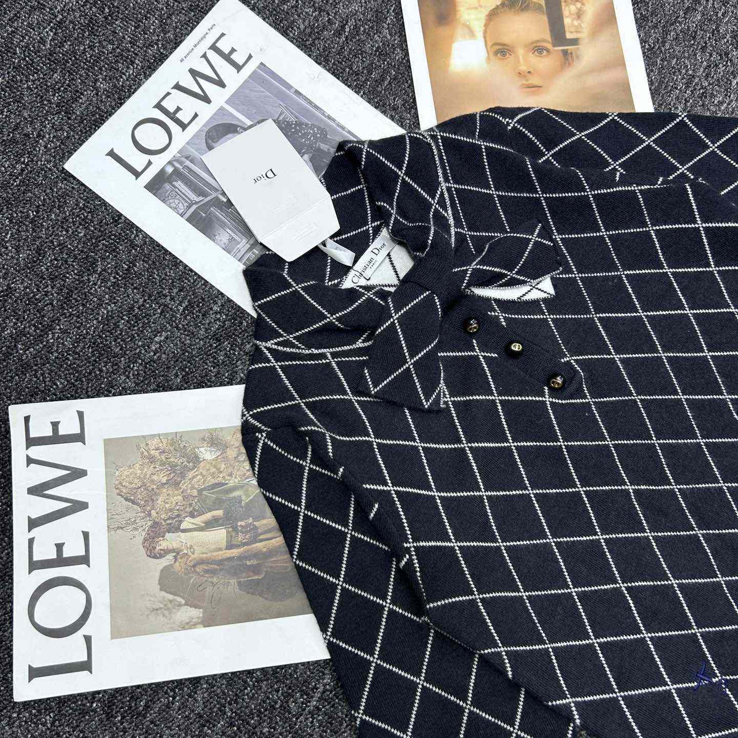 Dior Tied Collar Sweater  - PerfectKickZ