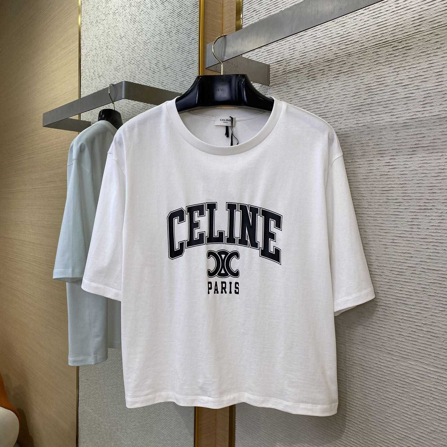 Celine Loose T-shirt In Cotton Jersey - PerfectKickZ