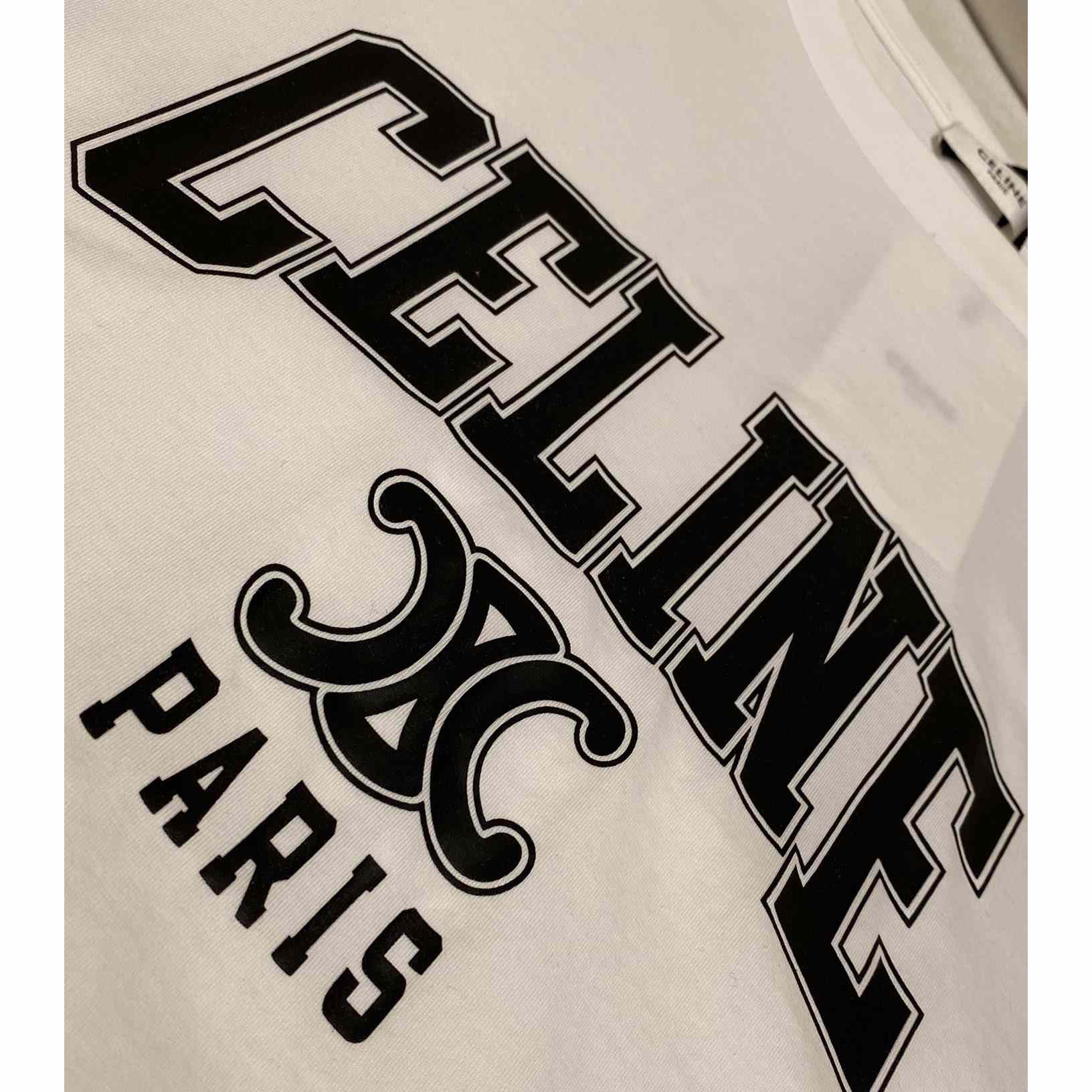 Celine Loose T-shirt In Cotton Jersey - PerfectKickZ