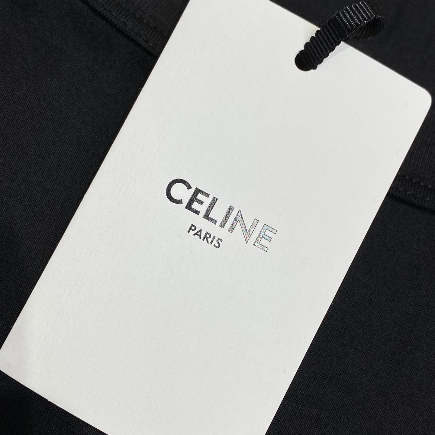 Celine Loose T-shirt In Cotton Jersey - PerfectKickZ