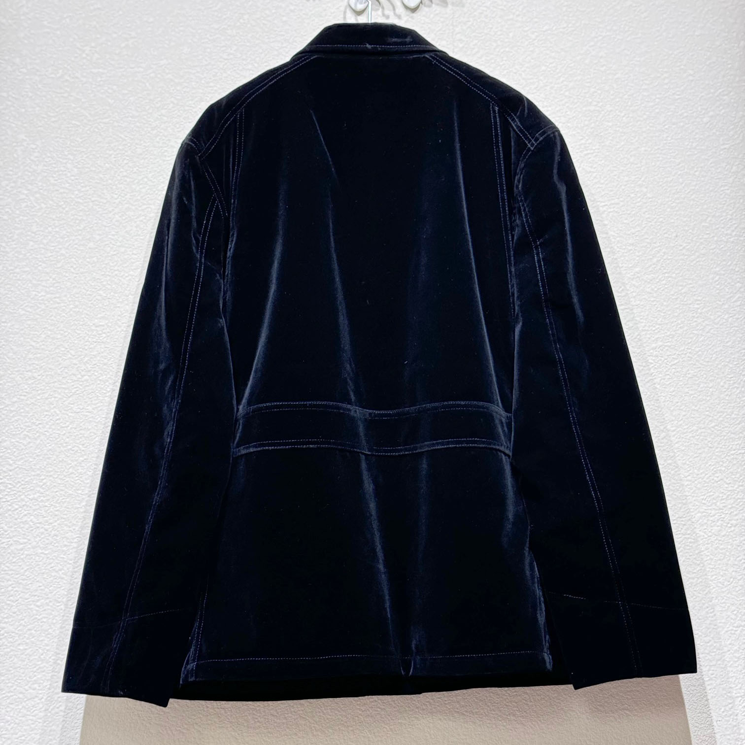 Prada Blouson In Velvet Denim - PerfectKickZ