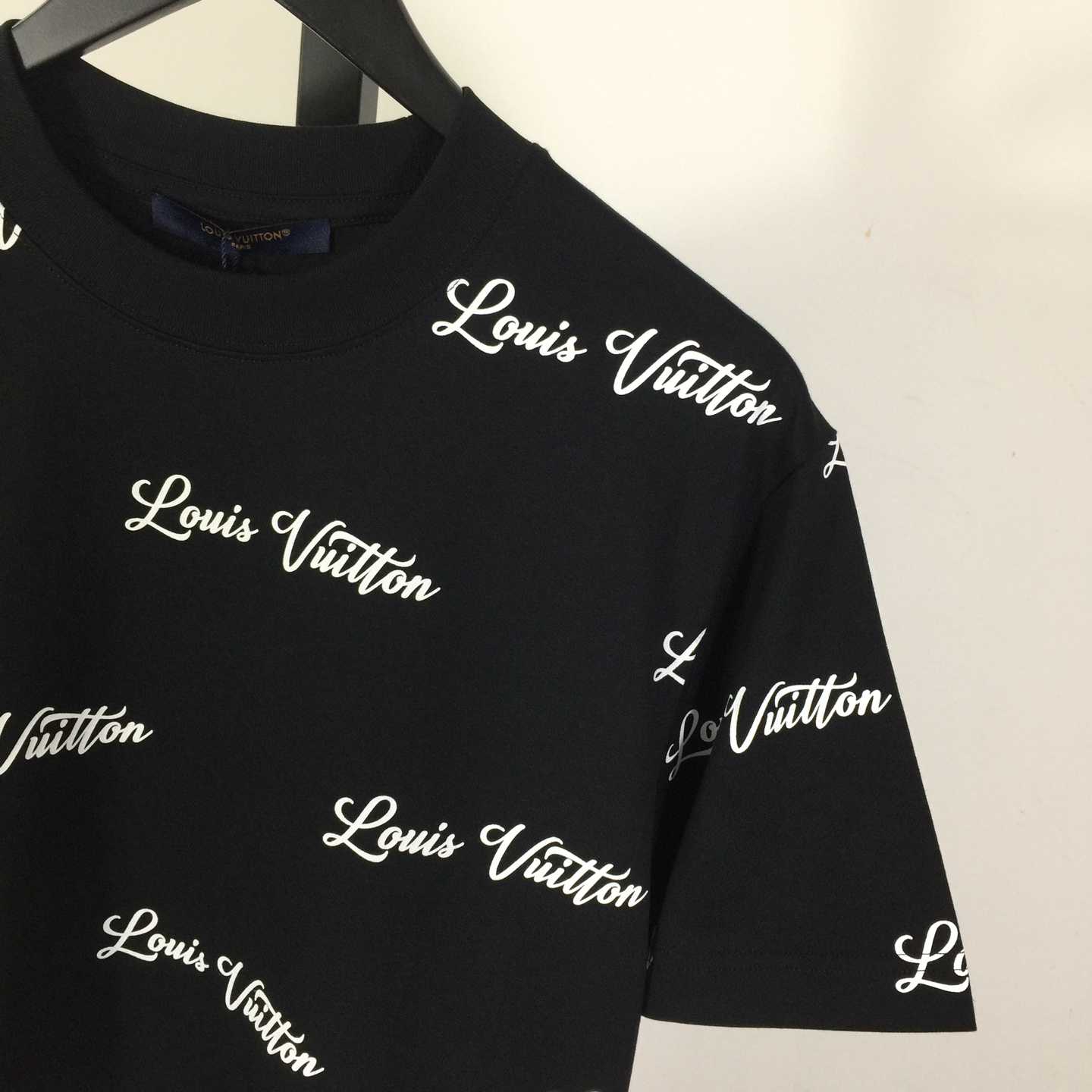 Louis Vuitton Logo Cotton T-Shirt - PerfectKickZ