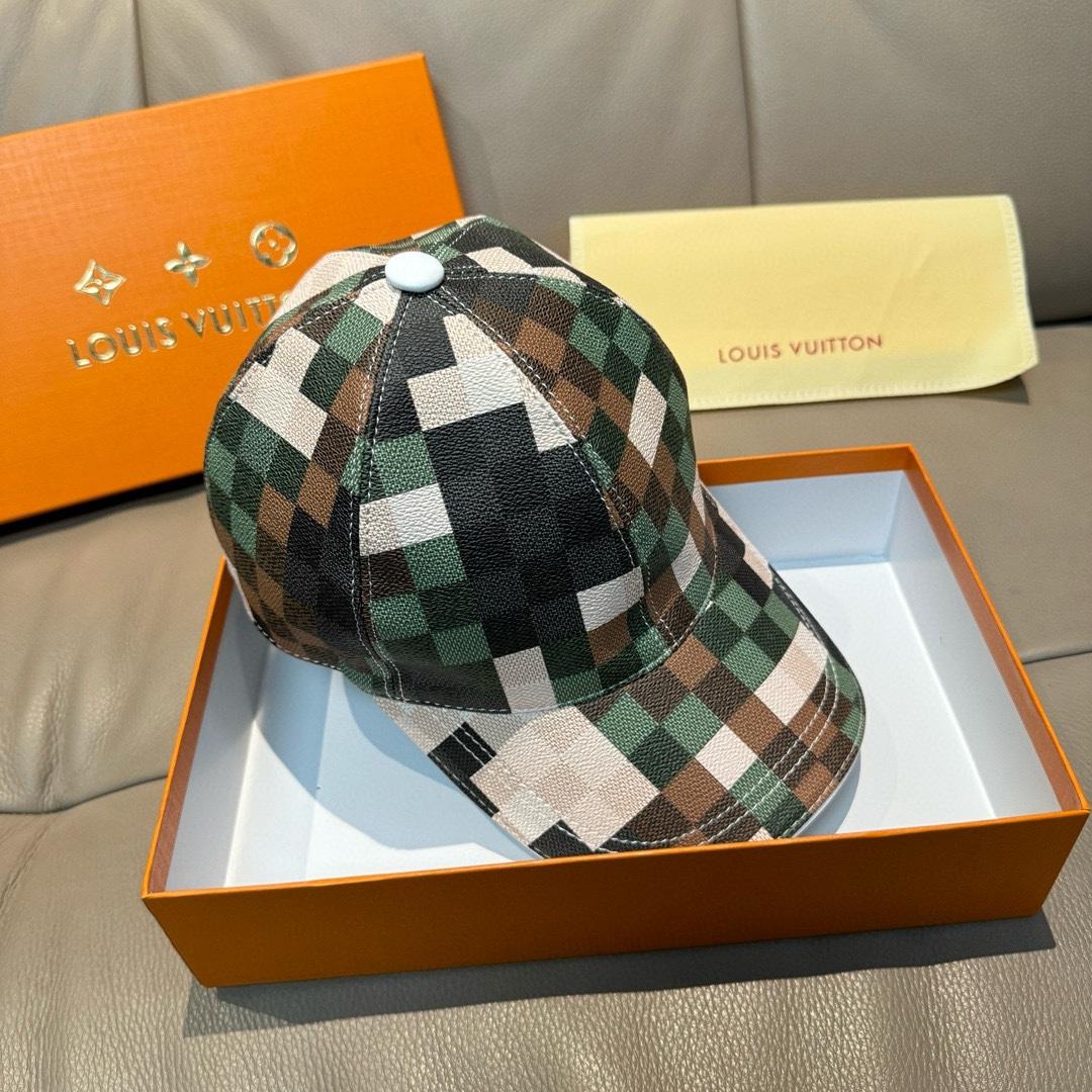 Louis Vuitton Damoflage Cap - PerfectKickZ