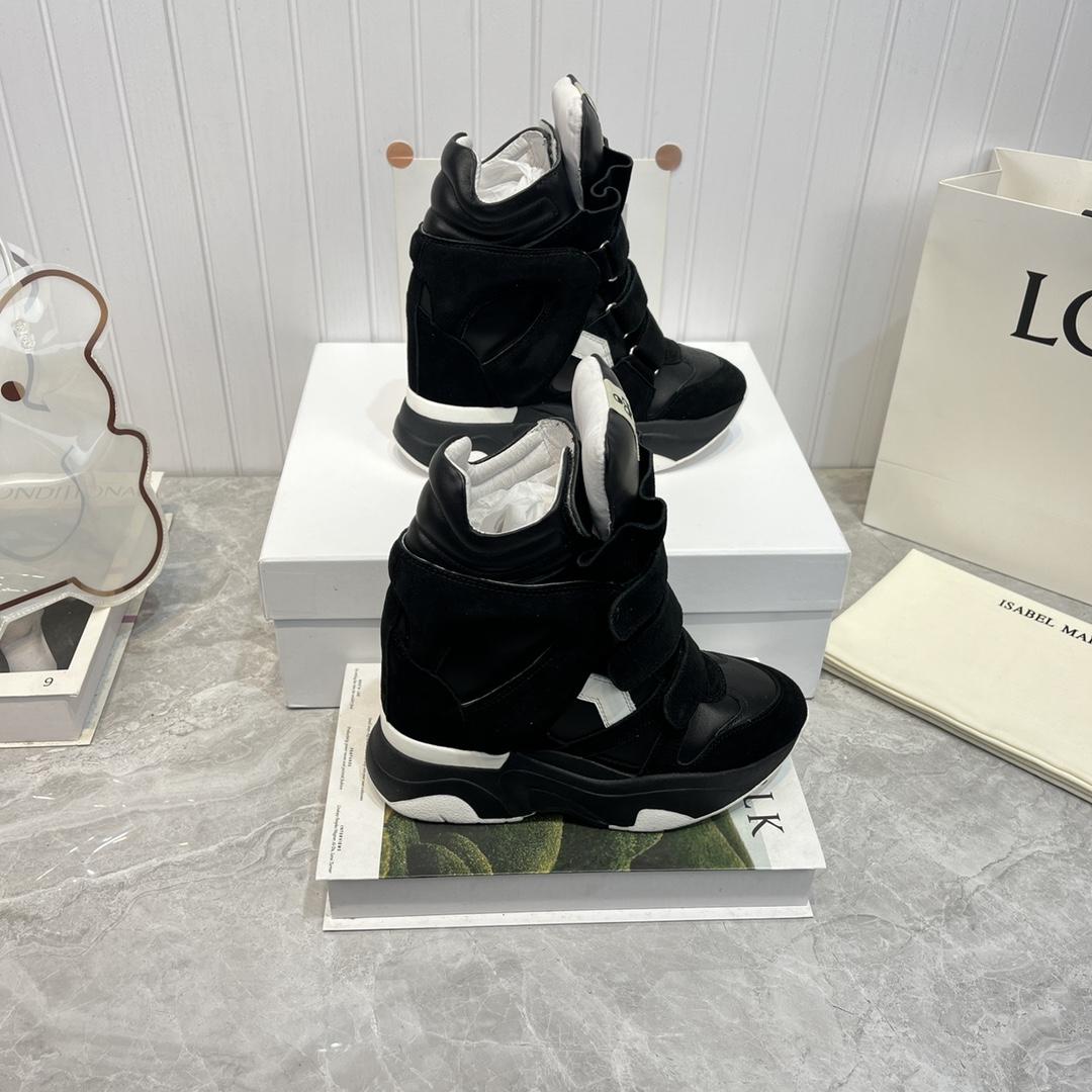Isabel Marant Balskee High-Top Wedge Sneakers  - PerfectKickZ