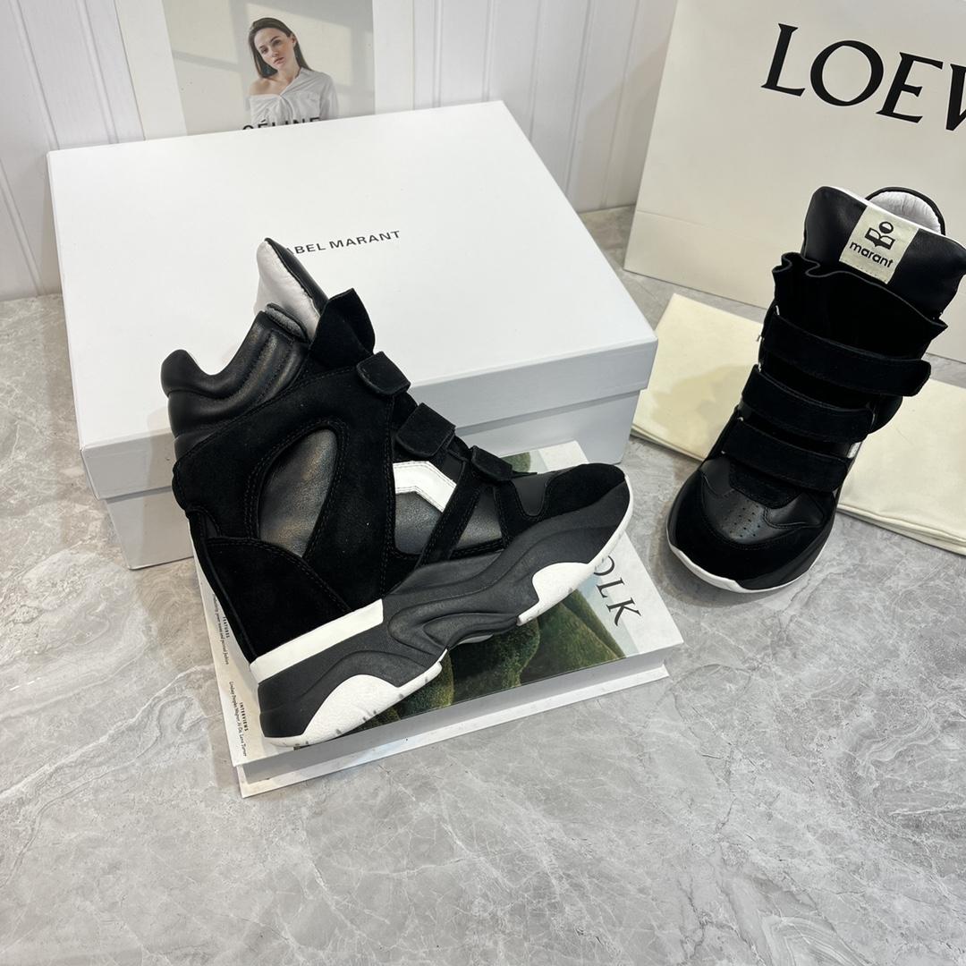Isabel Marant Balskee High-Top Wedge Sneakers  - PerfectKickZ